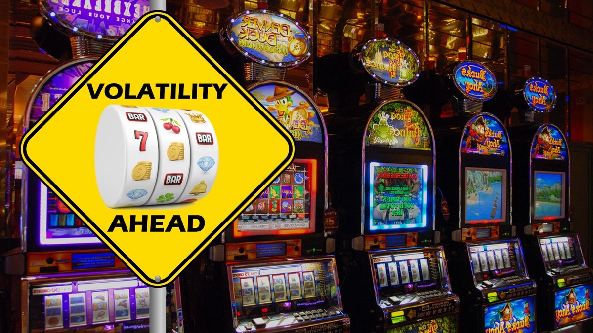 What is the volatility rate of a slot machine